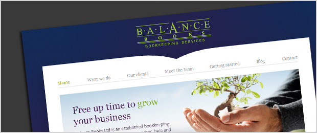 Balance Books website