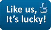 Like us on Facebook - it's lucky!
