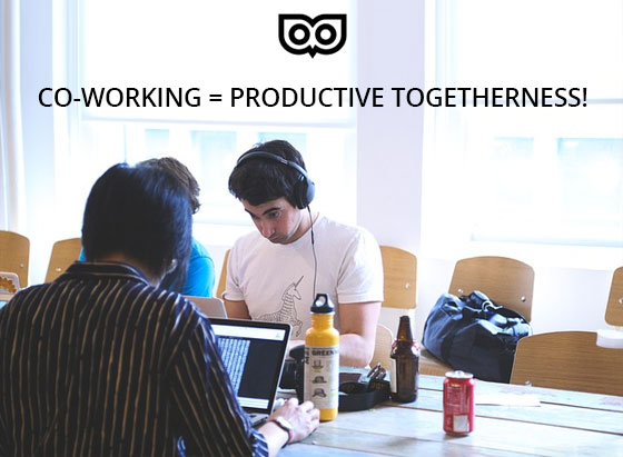 Coworking: Work together combine togetherness with productivity
