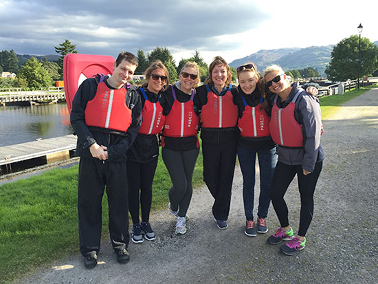 TLD team before canoeing - #TLDRetreat