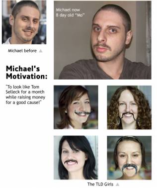 Michael joins TLD and grows a moustache soon after