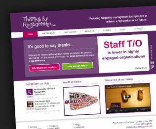 Launch of the Thanks and Recognition website