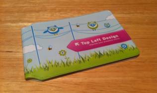 Our Oyster Card holders have arrived – hooray!