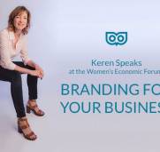 Keren speaks - WEF conference
