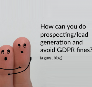 Prospecting and sales after GDPR