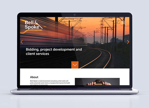 Bell and Spoke bespoke designed WordPress website