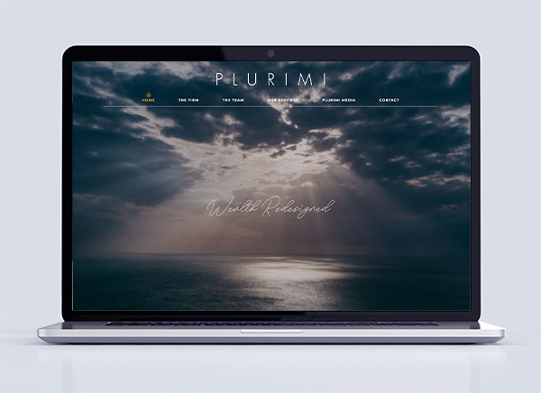 Plurimi - bespoke designed WordPress website