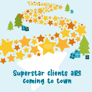 Superstar clients are coming to town