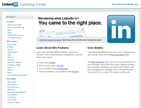 Using LinkedIn for business