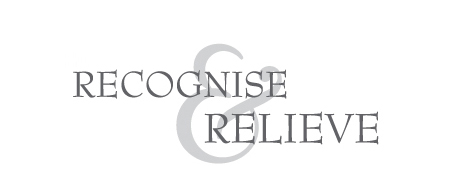 Recognise & Relieve logo design 4